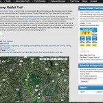 screen shot of trailsnet.com page